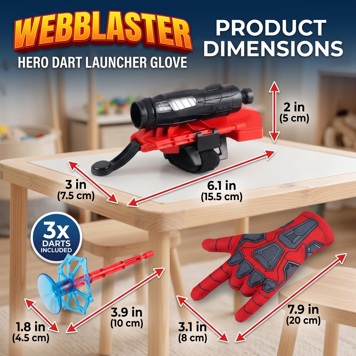 WebBlaster: Hero Dart Launcher Glove