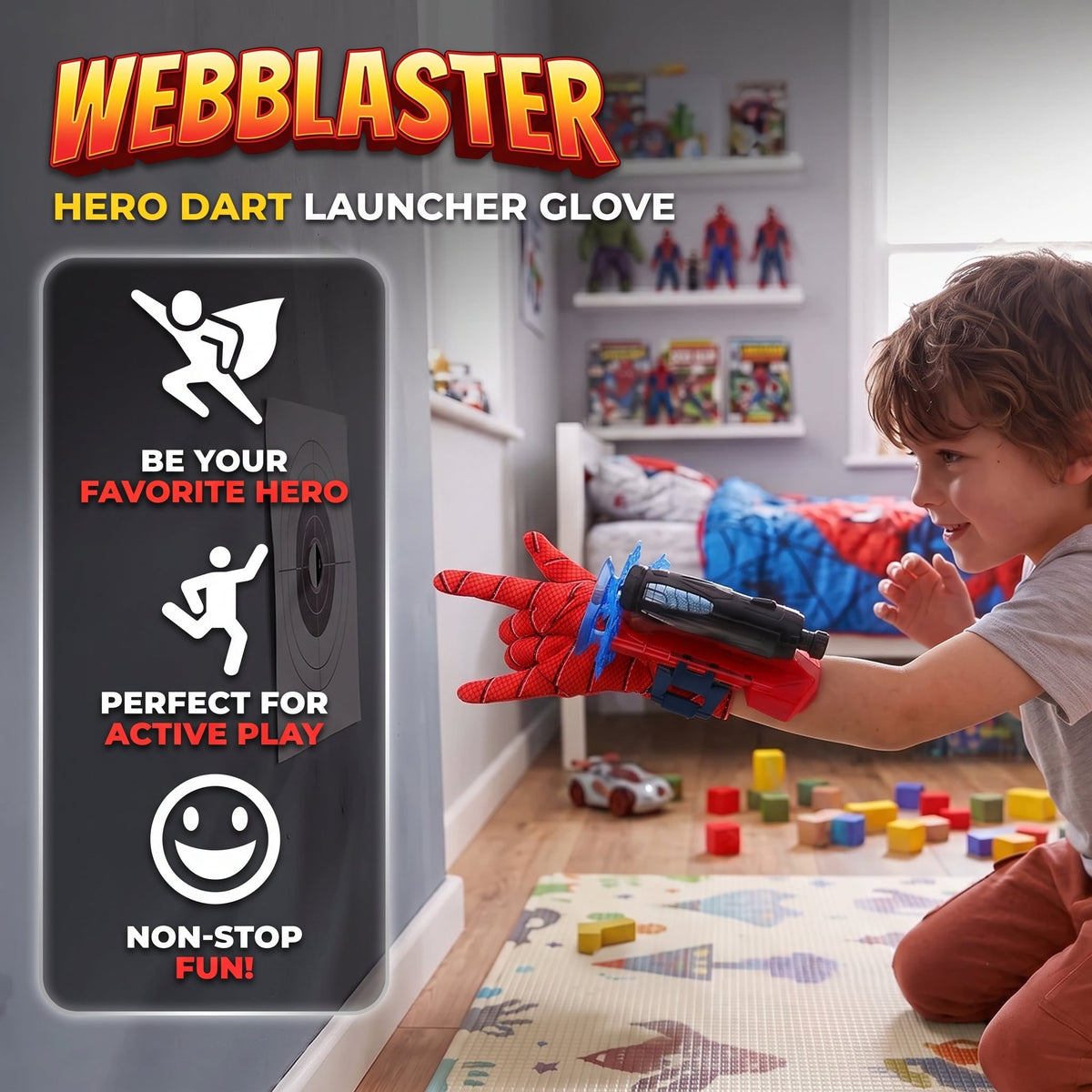 WebBlaster: Hero Dart Launcher Glove