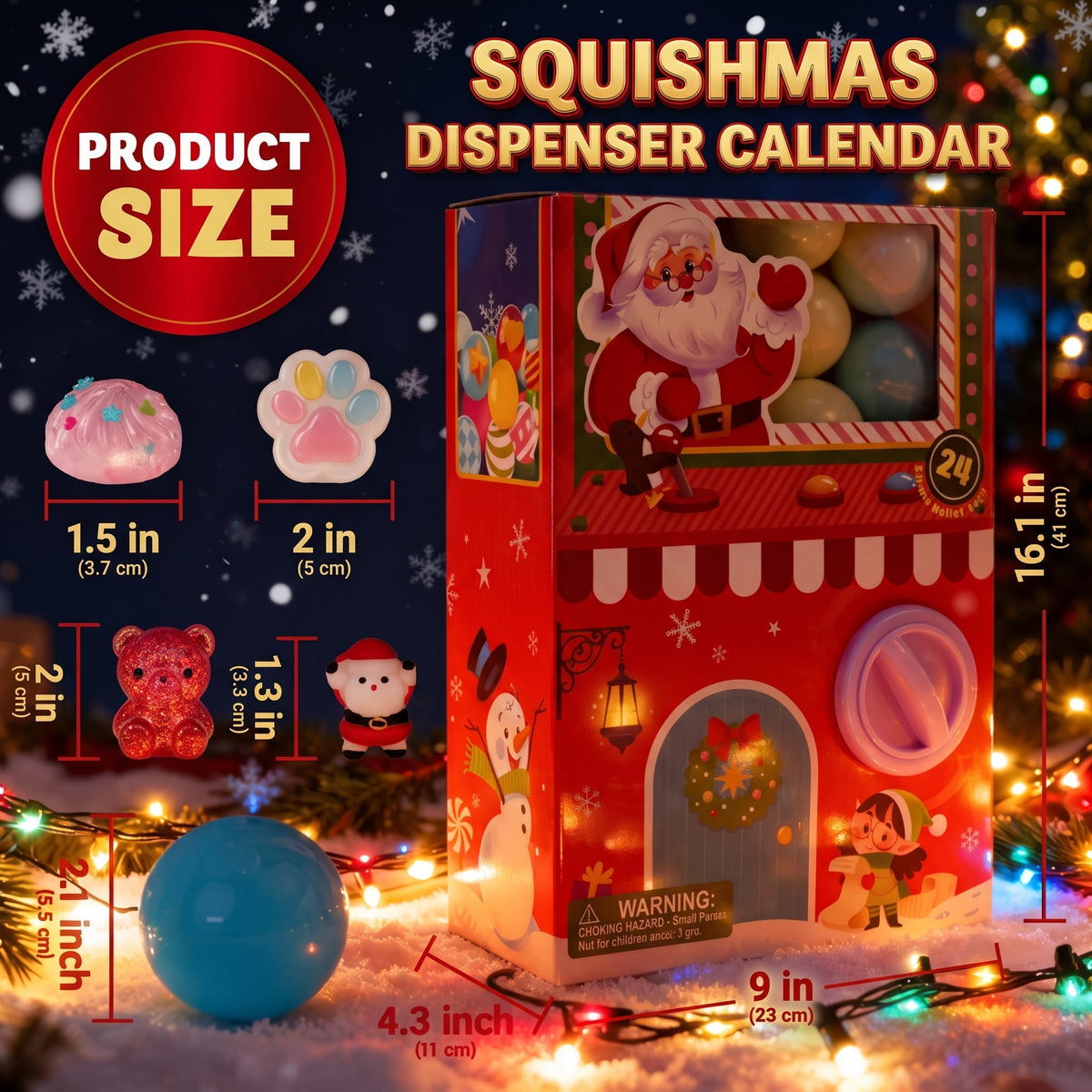 Squishmas Dispenser Calendar