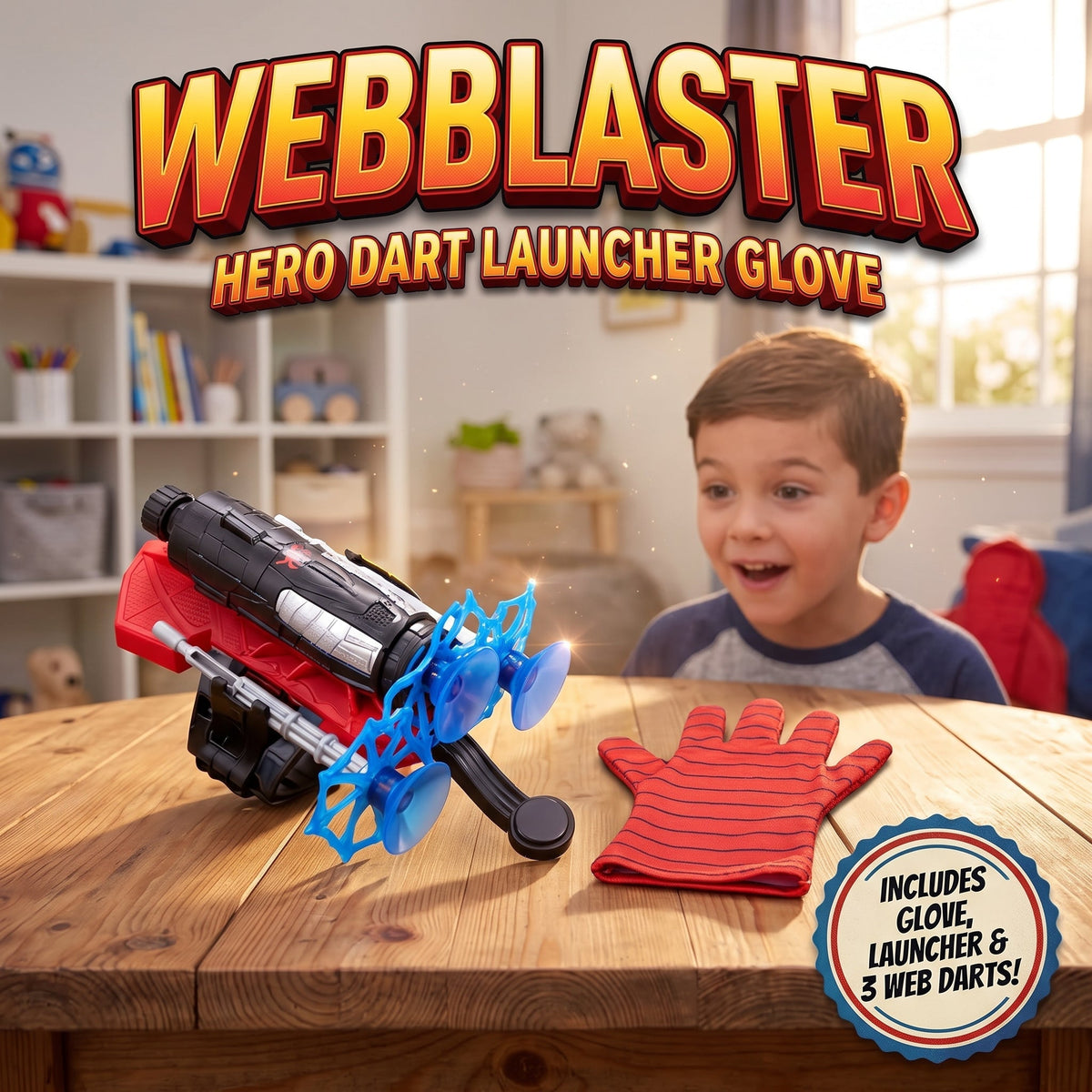 WebBlaster: Hero Dart Launcher Glove