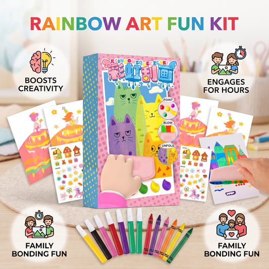 Rainbow Art Fun Kit for Kids