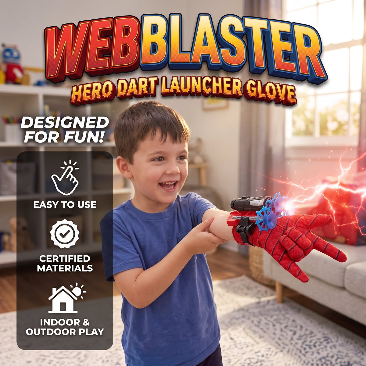 WebBlaster: Hero Dart Launcher Glove