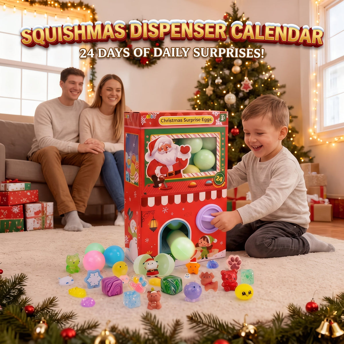 Squishmas Dispenser Calendar