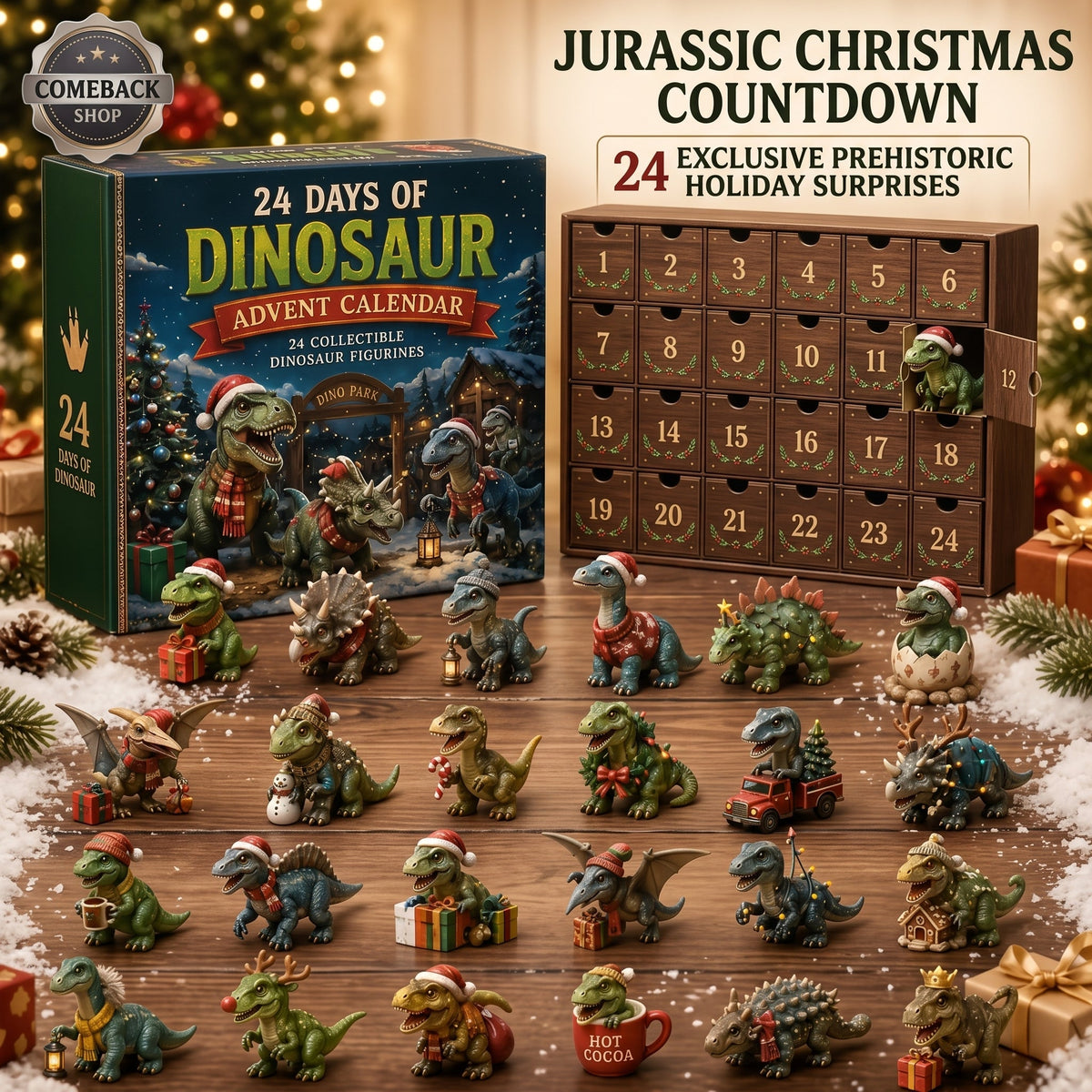 Jurassic Christmas Countdown